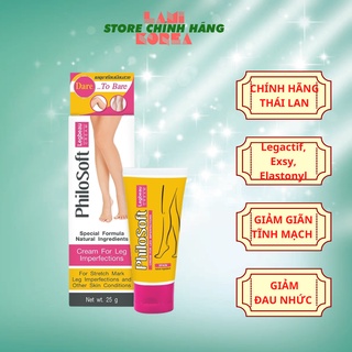 Kem thoa giãn tĩnh mạch Philosoft Legactif cải thiện chứng giãn tĩnh mạch giảm sưng và dưỡng da 25g chính hãng thái lan