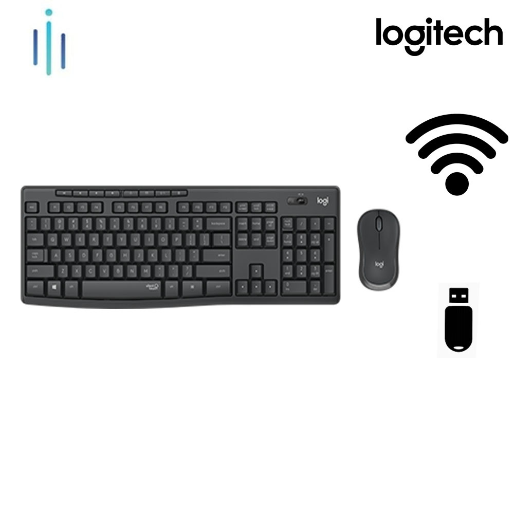 Bộ Bàn phím Chuột Không Dây Logitech MK295 Wireless