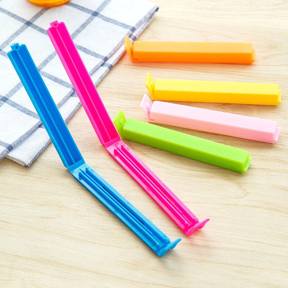 Set 10 Kẹp Miệng Túi Thực Phẩm Tiện Dụng Màu Sắc Ngẫu Nhiên