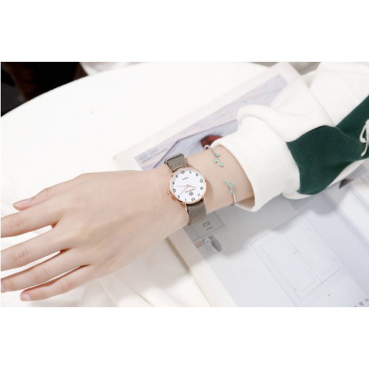 ĐỒNG HỒ NƯ DÂY VẢI DÙ FASHION WATCH D299 PHONG CÁCH HÀN QUỐC | BigBuy360 - bigbuy360.vn