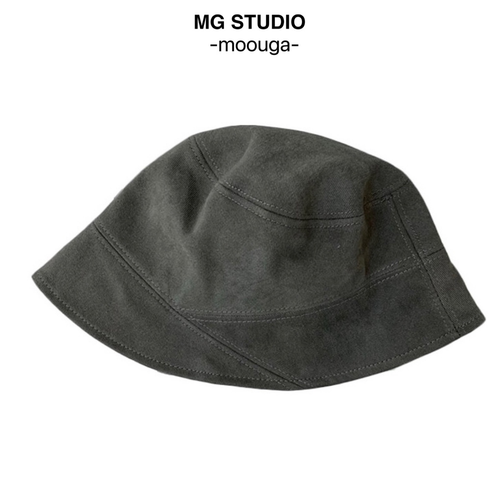 Mũ MG STUDIO dạng xô bằng cotton có 5 màu sắc tuỳ chọn