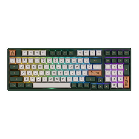 Bàn phím cơ máy tính không dây có dây gaming mini led giá rẻ chính hãng cao cấp bluetooth AKKO 3098N Multi modes WTL A26
