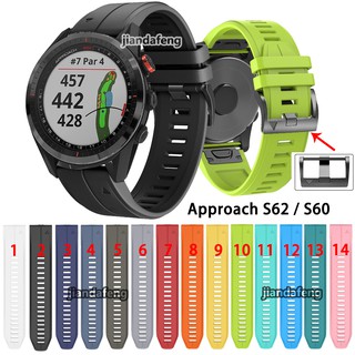 Dây Đeo silicon Cho Đồng Hồ Thông Minh garmin approach s62 s60