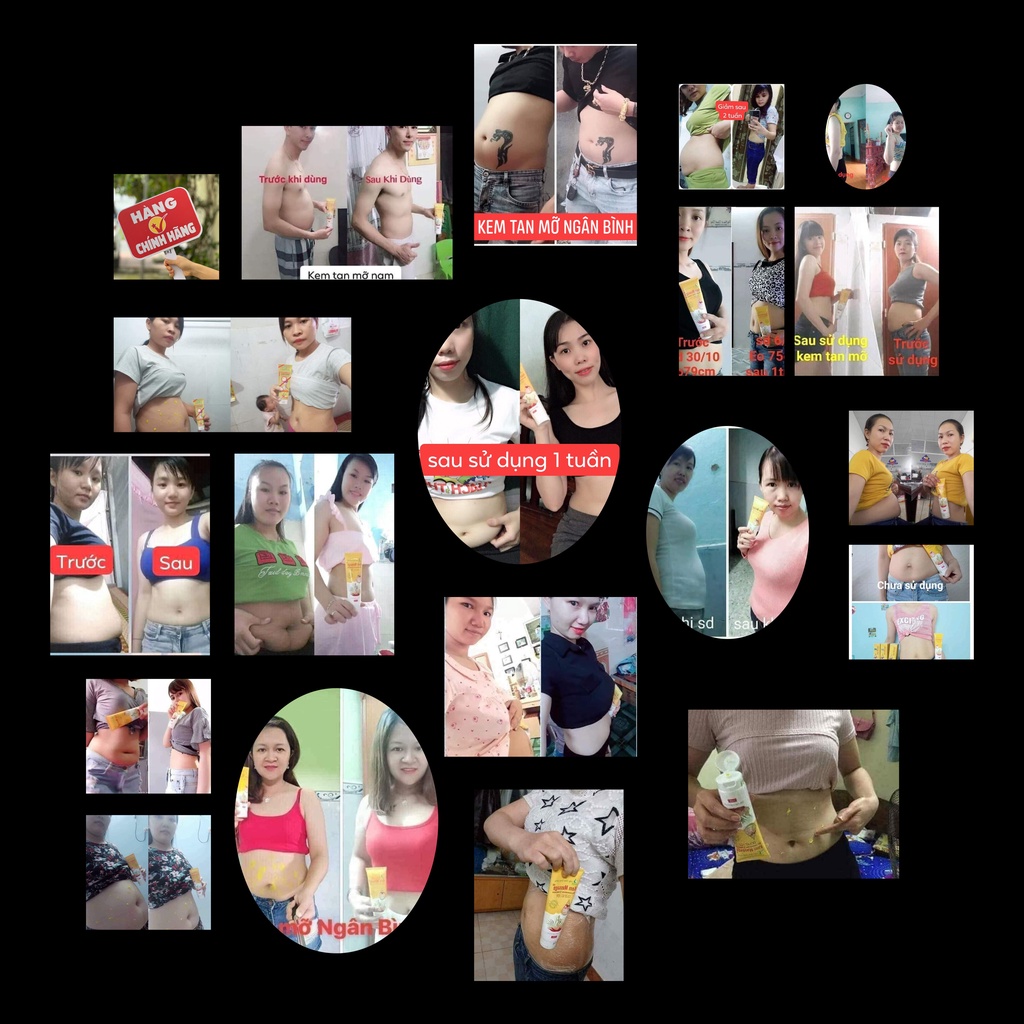 Xả lỗ hàng móp vỏ kem tan mỡ ngân bình 150gr