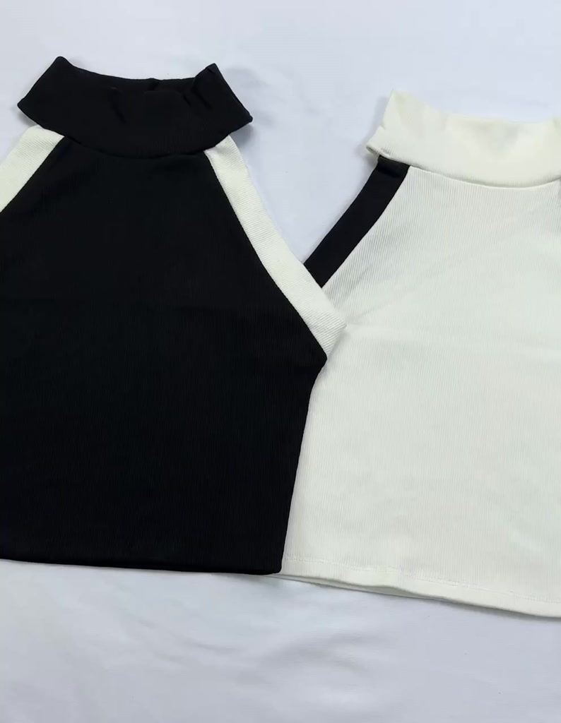 Áo Yếm phối màu - Áo cổ yếm nữ đẹp | BigBuy360 - bigbuy360.vn