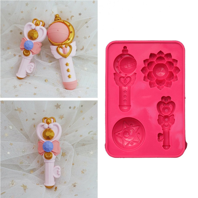 Sa Khuôn Silicon Làm Que Nhựa Resin Thủ Công DIY