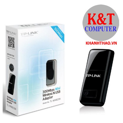 Bộ chuyển đổi USB Kết Nối Wifi TP-Link WN823N Chuẩn N Tốc Độ 300Mbps-