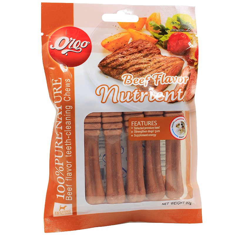 Xương Gặm Sạch Răng Cho Chó Orgo Sạch Răng Thơm Miệng Xương Canxi Cho Chó - Long Vũ Pet Shop