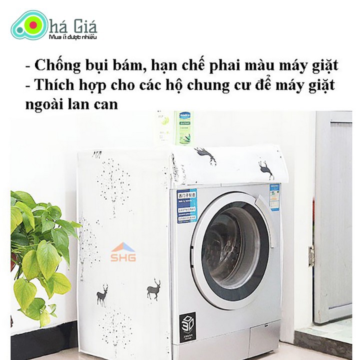 Tấm Che Phủ Máy Giặt Áo Trùm Máy Giặt Cửa Trước Cửa Trên 7-9kg