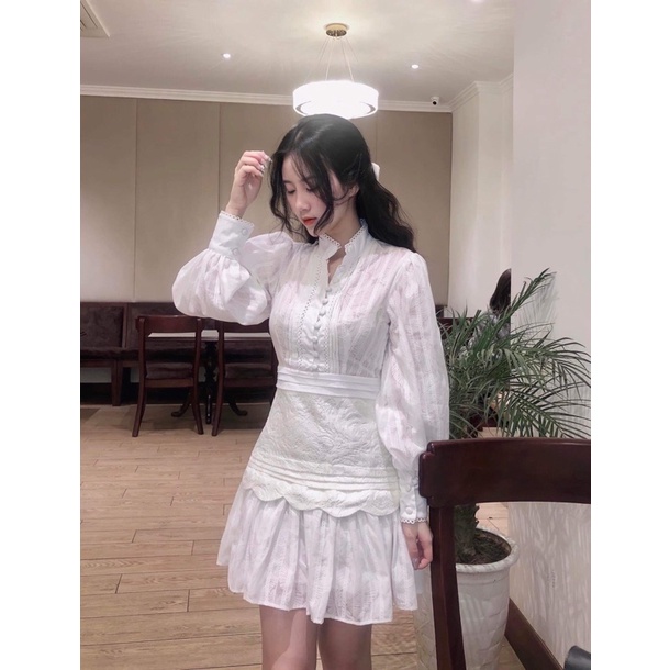 Váy trắng dáng đuôi cá hack eo tôn dáng CINDY DRESS | BigBuy360 - bigbuy360.vn