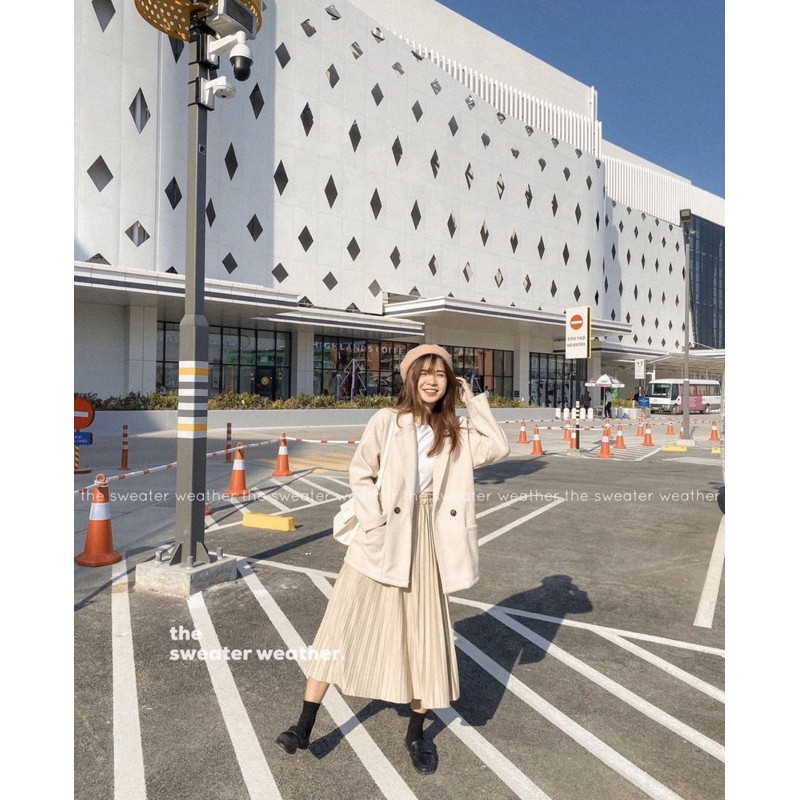 Chân váy xoè dài xếp ly | BigBuy360 - bigbuy360.vn