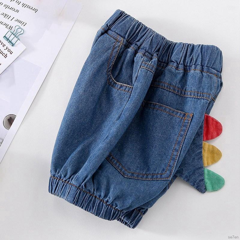 Quần Short Denim Mùa Hè Cho Bé Trai (1-8 Tuổi)