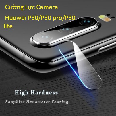 Kính Cường Lực Bảo Vệ Camera Cho Điện Thoại Huawei P30/P30 pro/P30 lite