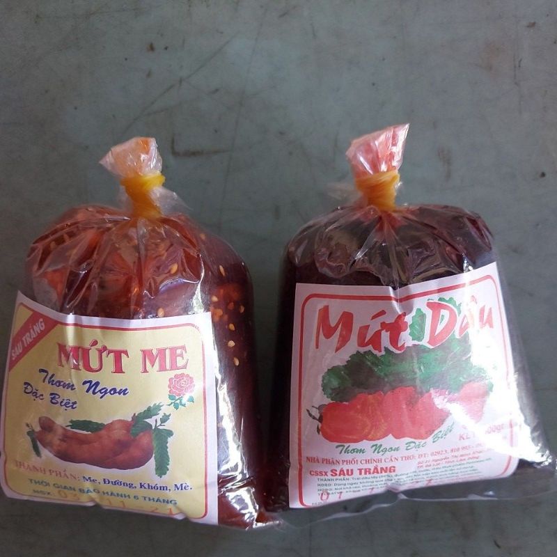 Mứt me / Mứt dâu  Sáu Trắng 400g