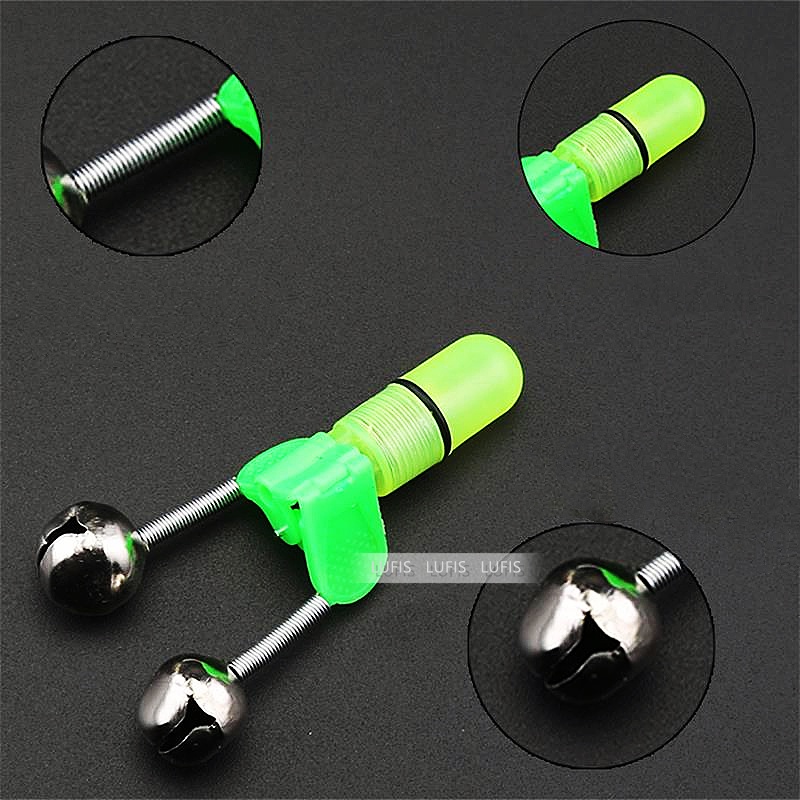Chuông báo động cá cắn câu có đèn LED