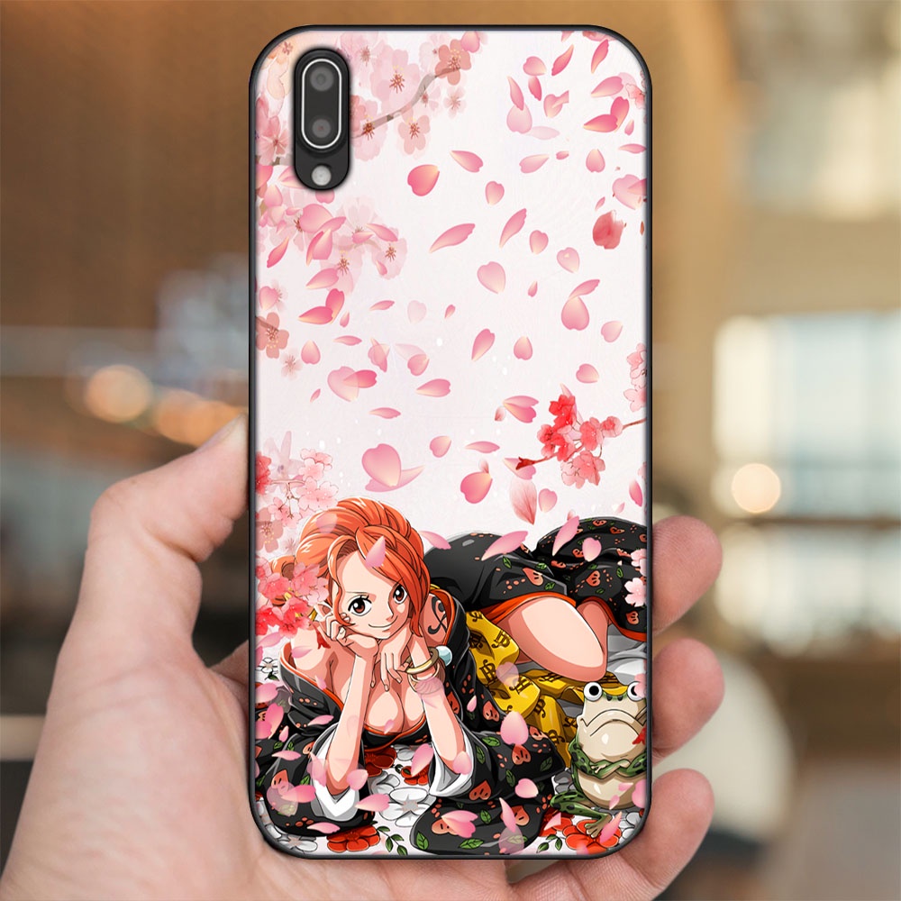 Ốp lưng Vivo Y93 viền đen in hình Nami One Piece Đảo Hải Tặc