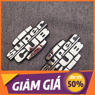[SALE SỐC] BỘ TEM TRANG TRÍ XE SUPER CUB CHỮ NỔI MỘT THỜI LỪNG LẪY (SIÊU XE CUB) (SIÊU RẺ)