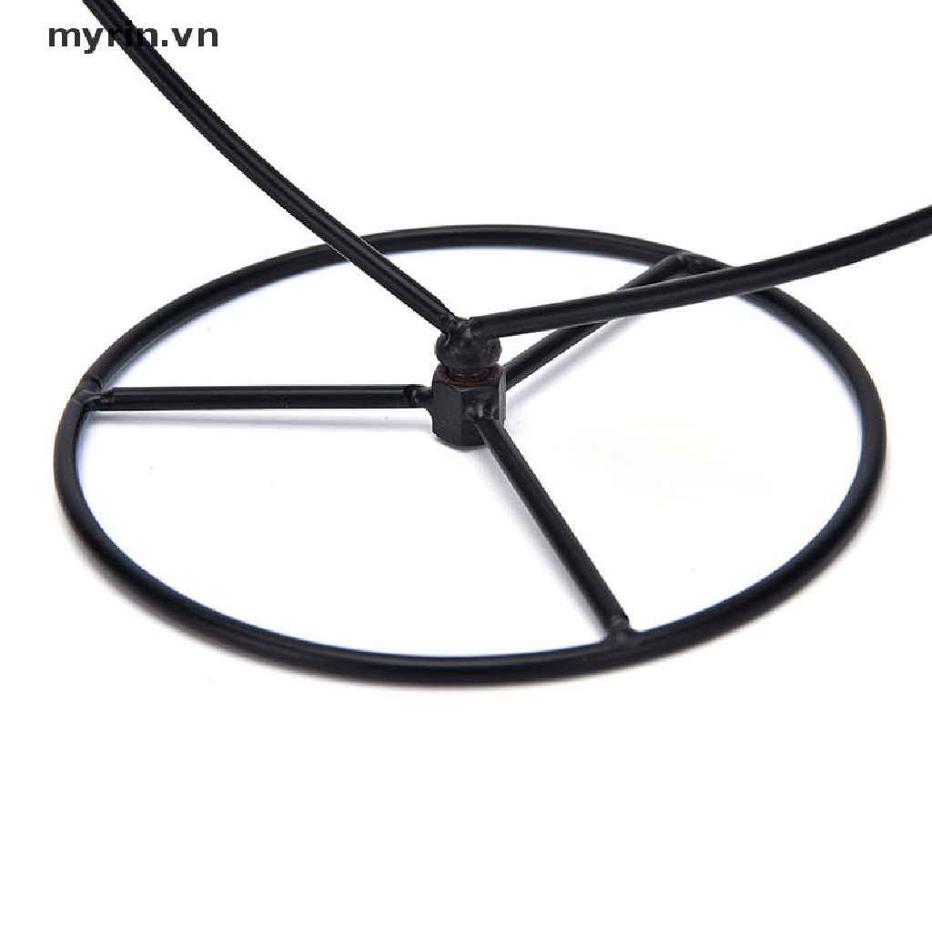 Giá Đỡ Bình Hoa / Thủy Tinh Hình Trái Tim Bằng Sắt Màu Đen
