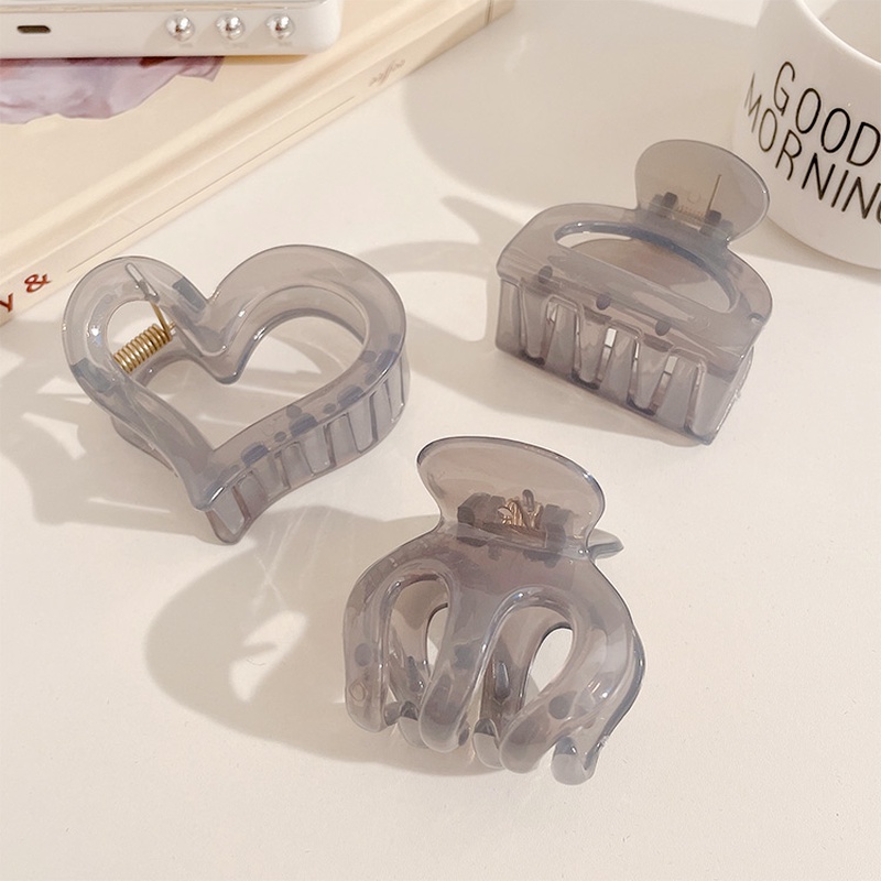 Kẹp Tóc Trong Suốt Nhỏ Nhắn Xinh Xắn Phong Cách Hàn Quốc