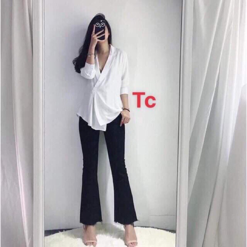 QUẦN jeans bò ống loe co dãn | BigBuy360 - bigbuy360.vn