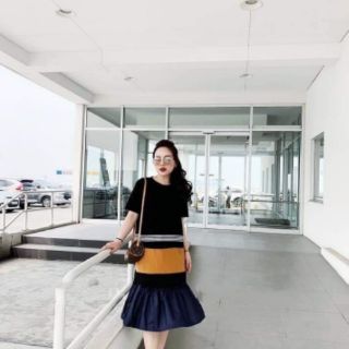Đầm suông đuôi cá