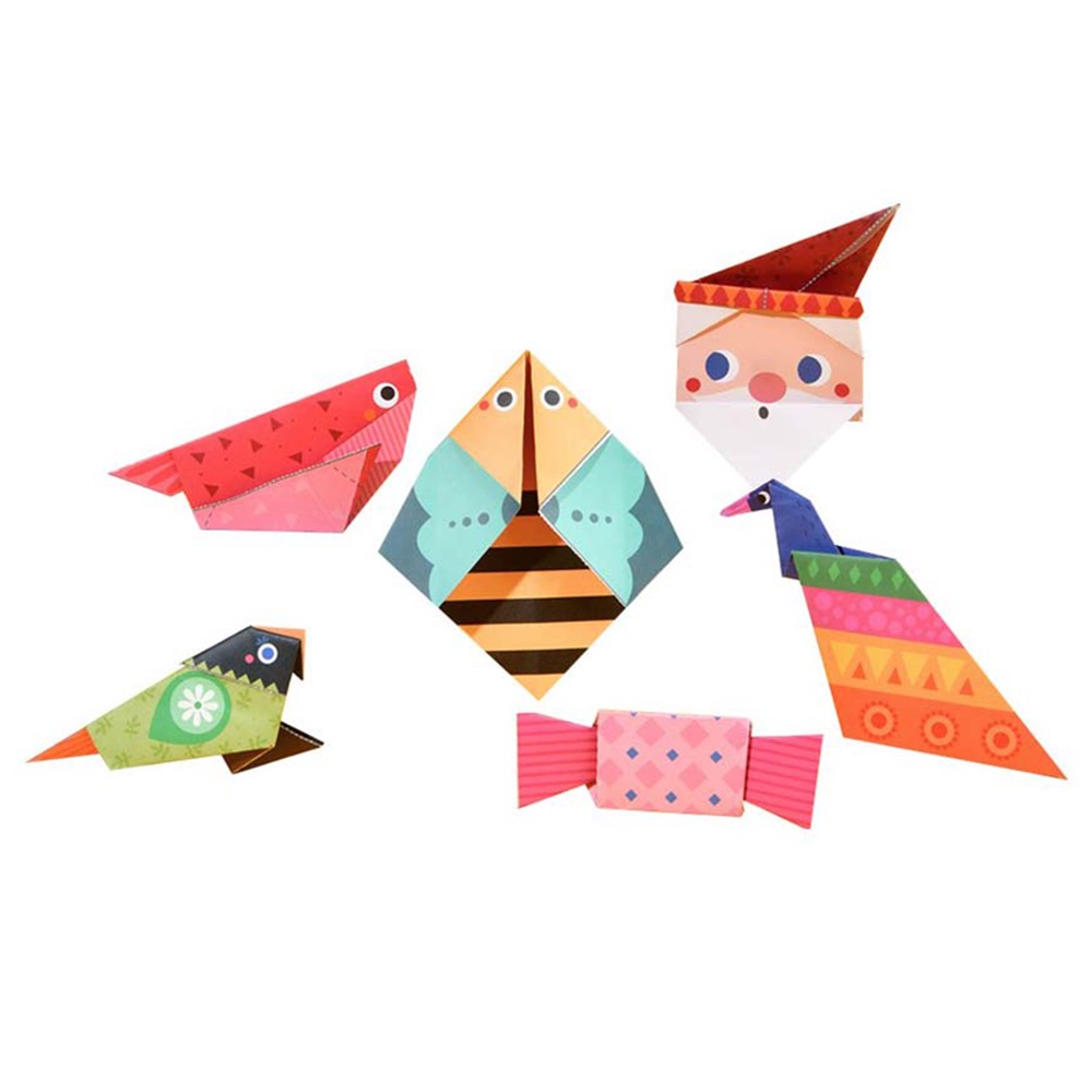 Bộ Đồ Chơi Thủ Công Gấp Giấy Origami Chính hãng Mideer - Cho Bé Từ 3 Tuổi Rèn Khéo Léo