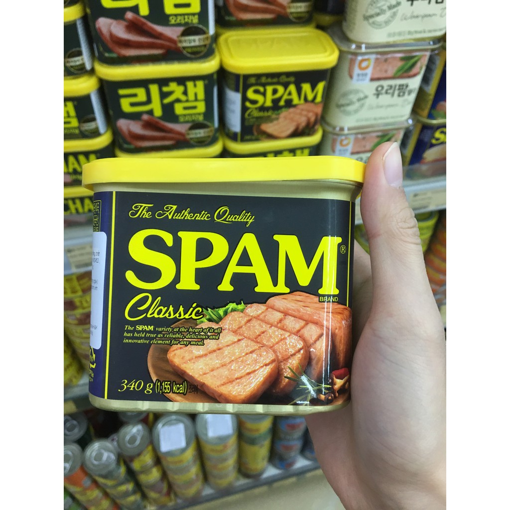 &lt;HOT&gt; Thịt Hộp Spam CJ Classic 200gr/ 340gr Hàn Quốc