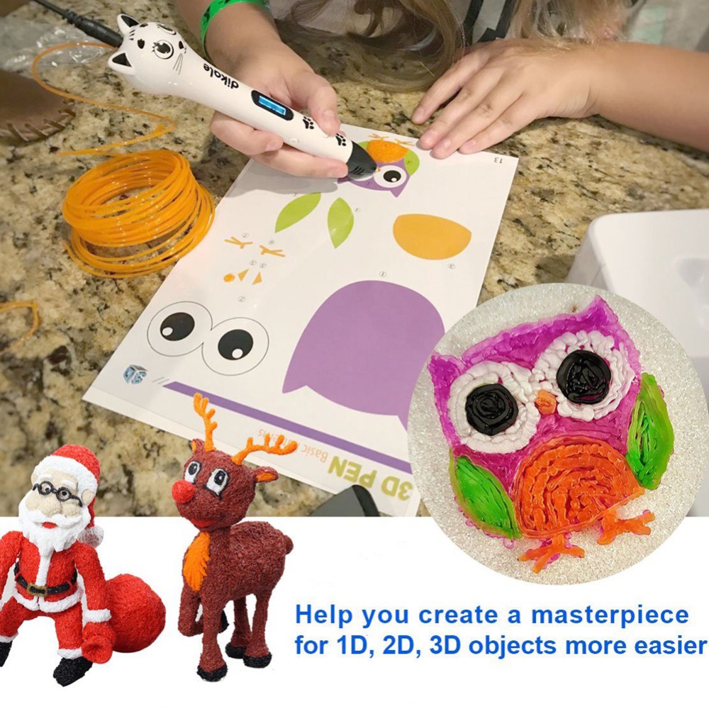 Cuộn sợi mực 1.75mm thay thế dành cho bút vẽ 3d