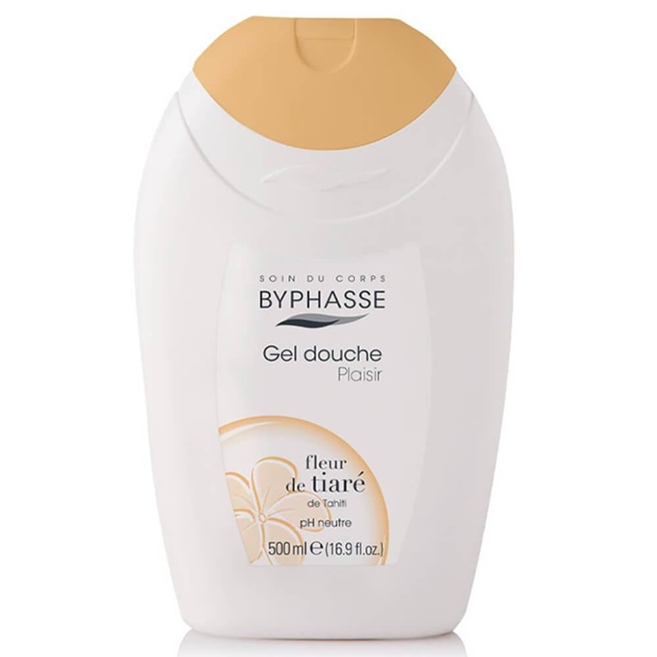 Gel Tắm Byphasse Dưỡng Da Chiết Xuất Hoa Tiare 500ml  Tây Ban Nha