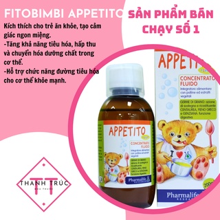 siro ăn ngon cho bé fitobimbi appetito nhập khẩu chính hãng