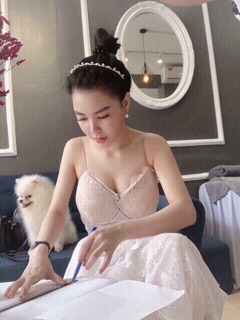 Bờm tóc tiểu thư đính ngọc cực xinh BN02