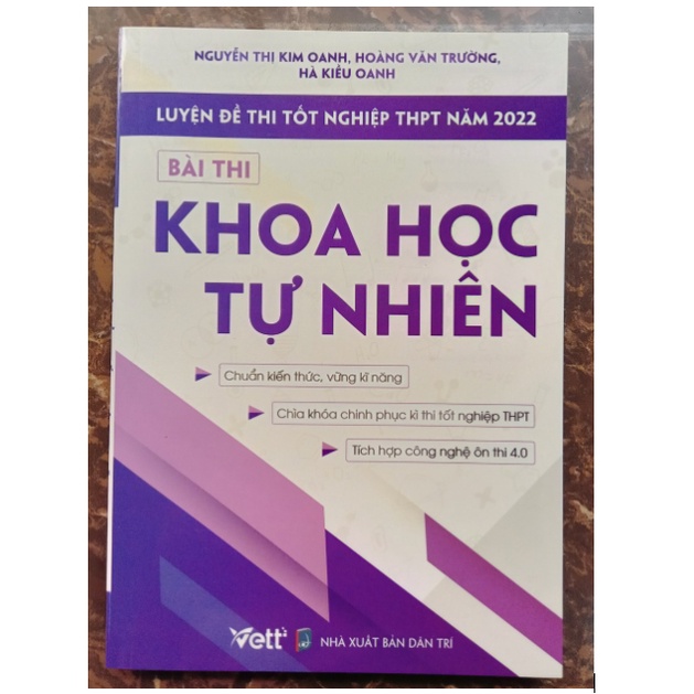 Sách - Luyện đề thi tốt nghiệp THPT năm 2022 Bài thi Khoa học tự nhiên