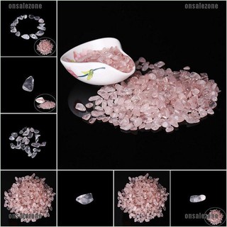 50g đá khoáng thạch anh pha lê tự nhiên mini màu hồng hoa