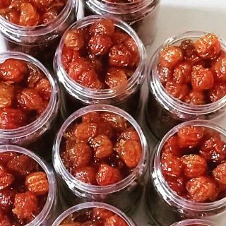 Mứt sơ ri Brazil gò Công thời hạn sử dụng 6 tháng bảo quản trong ngăn mát tủ lạnh mứt sơ ri sẽ dẻo dùng ngon hơn 😘😘😘.