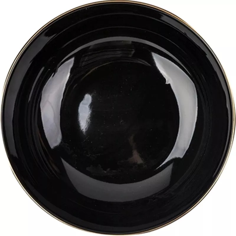 Chén Cơm Melamine Màu Đen