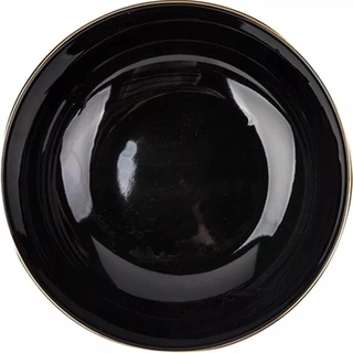 Chén Ăn Cơm Melamine Màu Đen