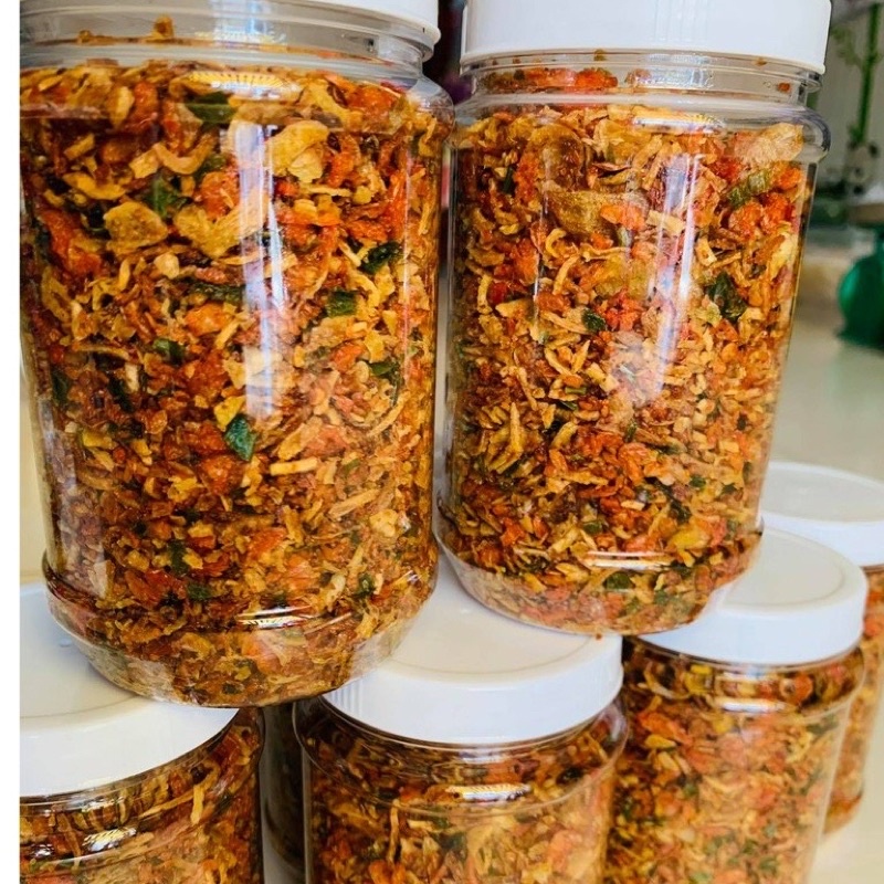 Muối trộn hành phi - Hũ 200g - Hàng mới mỗi ngày