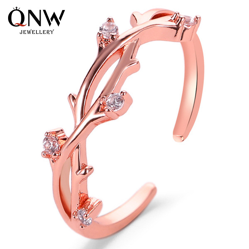 Nhẫn Đeo Tay Làm Từ Kim Loại Đính Đá Phong Cách Hàn Quốc Thời Trang Thanh Lịch Cho Nữ