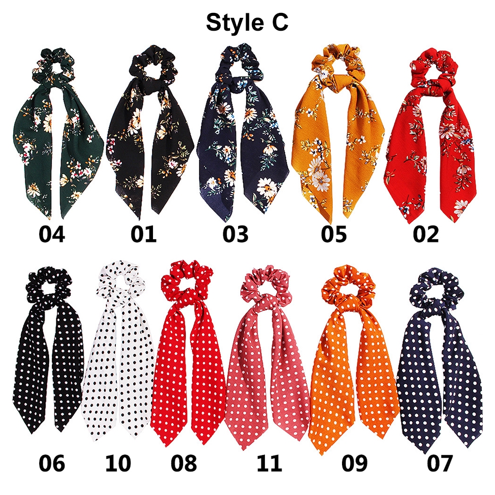 Dây buộc tóc thiết kế tua màu sắc độc đáo thời trang nữ