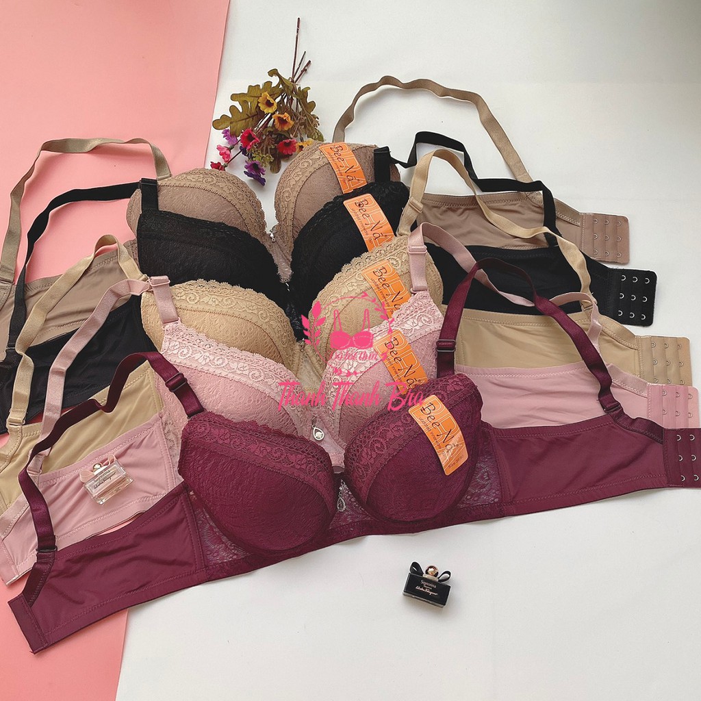 Áo ngực quả to Cup C, ren mềm Bee Na Thái Lan 6046