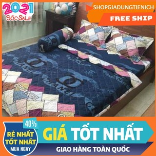 Bộ chăn hè ga gối poly 1m8x2m