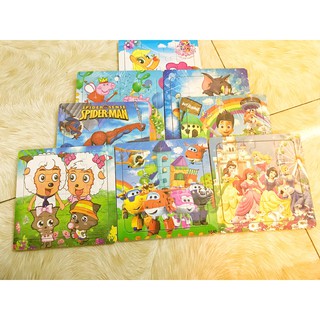 Combo 10 bộ ghép hình bằng gỗ 16 miếng cho bé