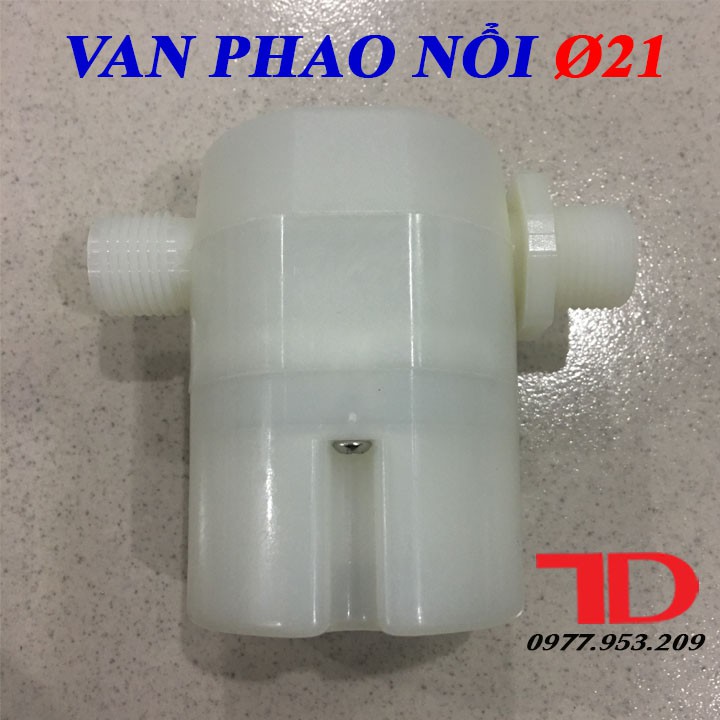 Van phao nổi phi 21, Van phao nhựa nổi