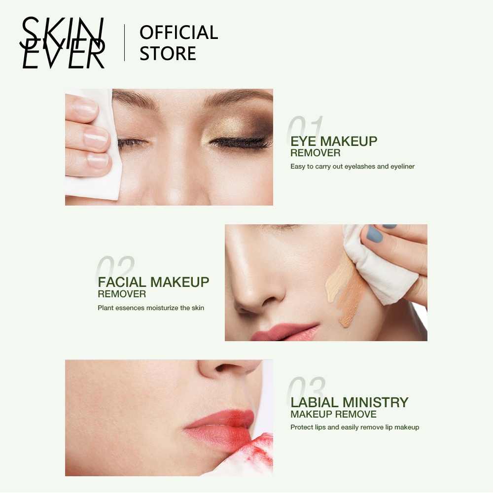 Khăn tẩy trang Skin EVER Centella làm sạch da dùng một lần 10g