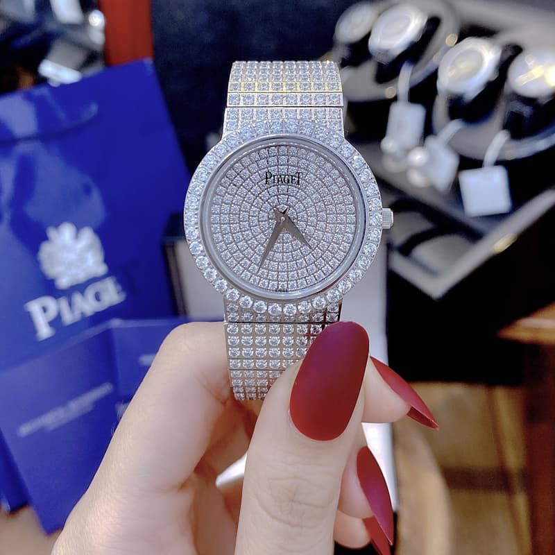 Đồng Hồ Nữ piaget quai full đá
