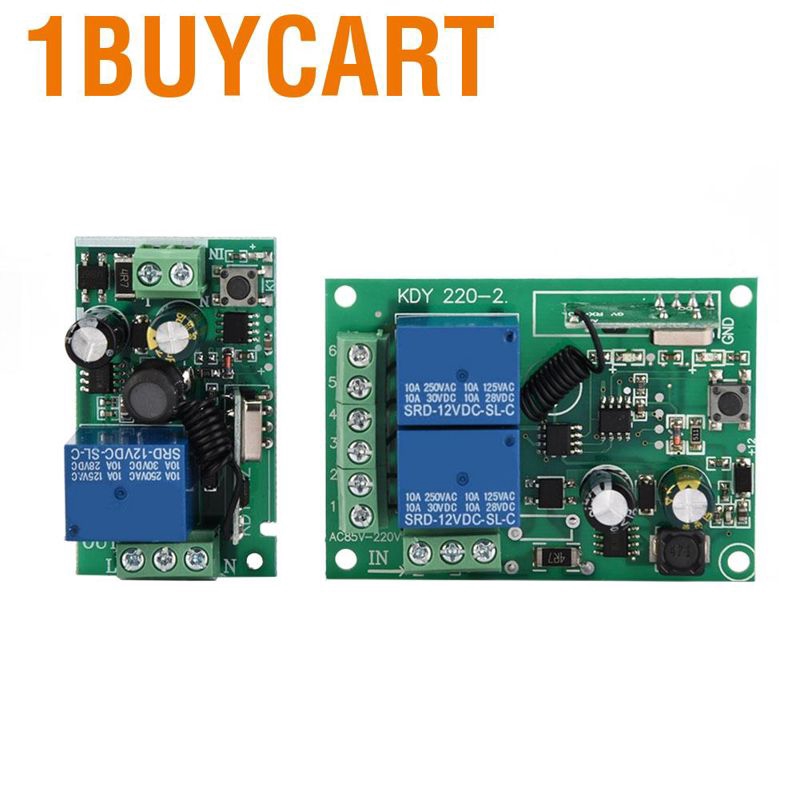 [1BUY]1 Rơ Le Điều Khiển Từ Xa Không Dây Ac85V-Ac220V 220v 433mhz