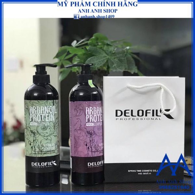 ✅[CHÍNH HÃNG] DẦU GỘI/XẢ GIẢM GÀU DELOFIL 800ml/chai