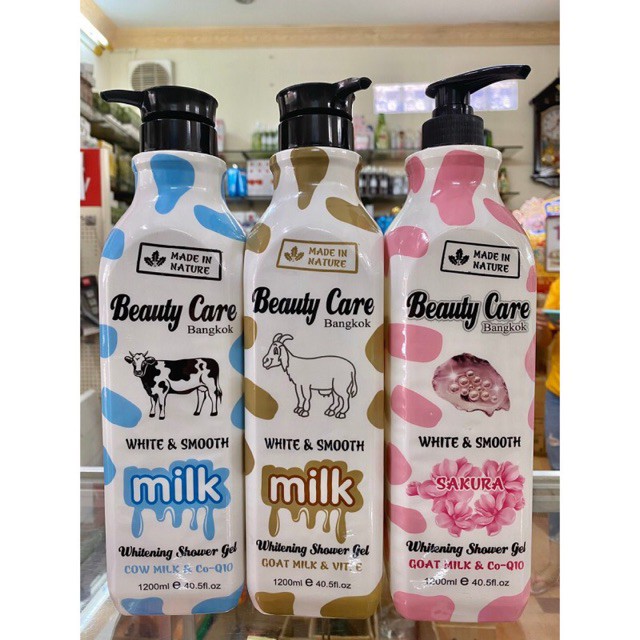 Sữa Tắm Beauty Care Bò 1200 ML - bò vuông Thái Lan 1200ml