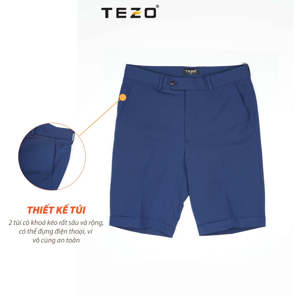 Quần ngố gió nam Tezo dáng thể thao cơ bản 2201QNGB04