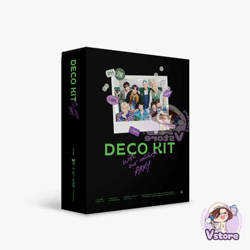 [Mã LIFE1404ALL50K giảm 10% đơn 200K] BTS DECO KIT - with OUR UNIVERSE ARMY| Hàng sẵn